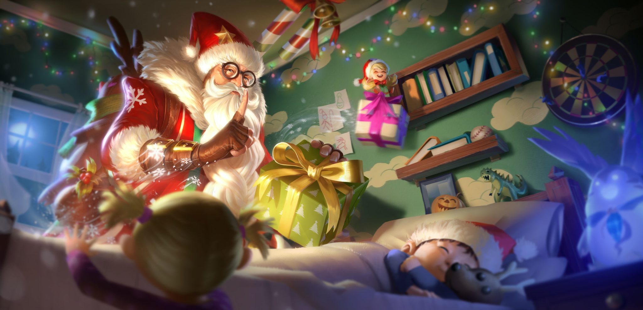 王者荣耀老夫子圣诞皮肤获取方法！